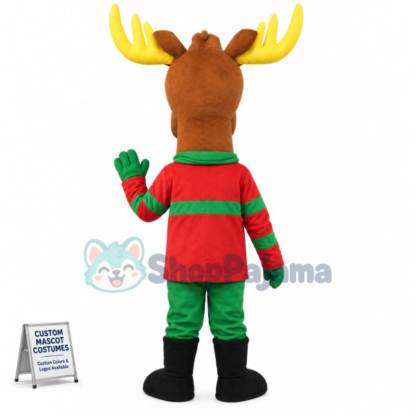 Lovely Christmas Deer Mascot Costume