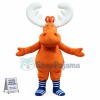 New Big Moose Deer Mascot Costume