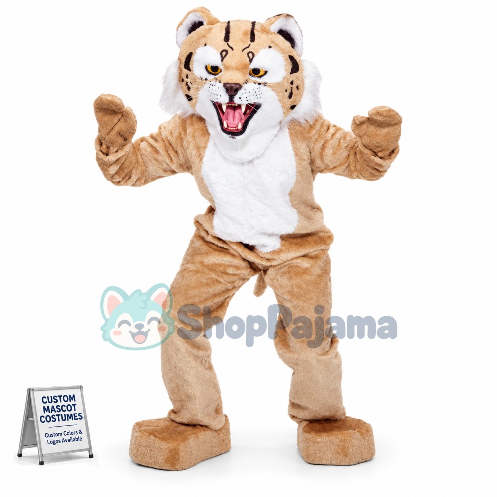 New Big Wildcat Mascot Costume