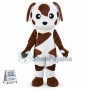 Baby Brown and White St Bernard Dog Mascot Costume