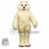 White Dog Mascot Costume