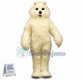 White Dog Mascot Costume