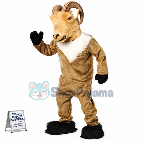 Adult Super Deluxe Ram Mascot Costume