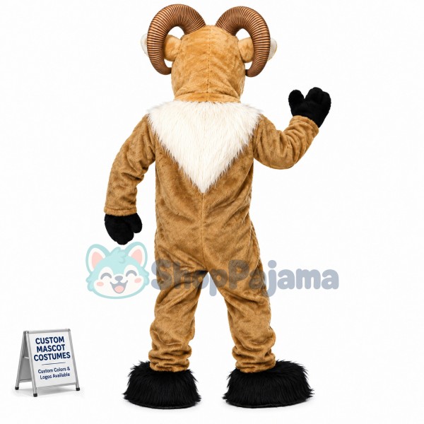 Adult Super Deluxe Ram Mascot Costume