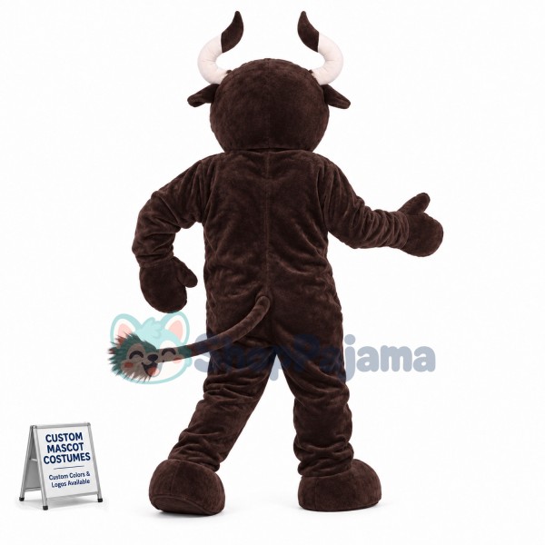 Adult DeluxePlush Bull Mascot Costume