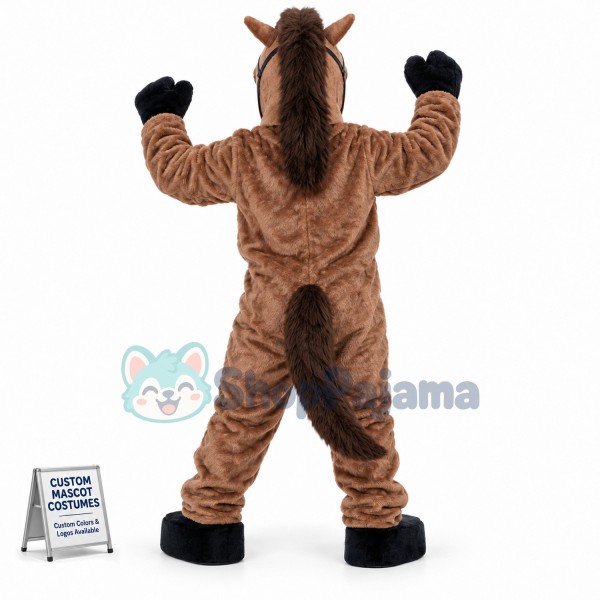 Adult Super Deluxe Horse Mascot Costume