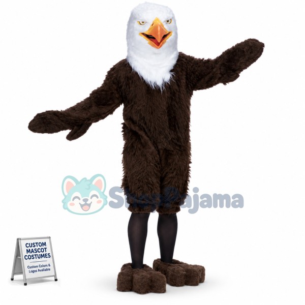 Adult Super Deluxe Mascot American Eagle Costume