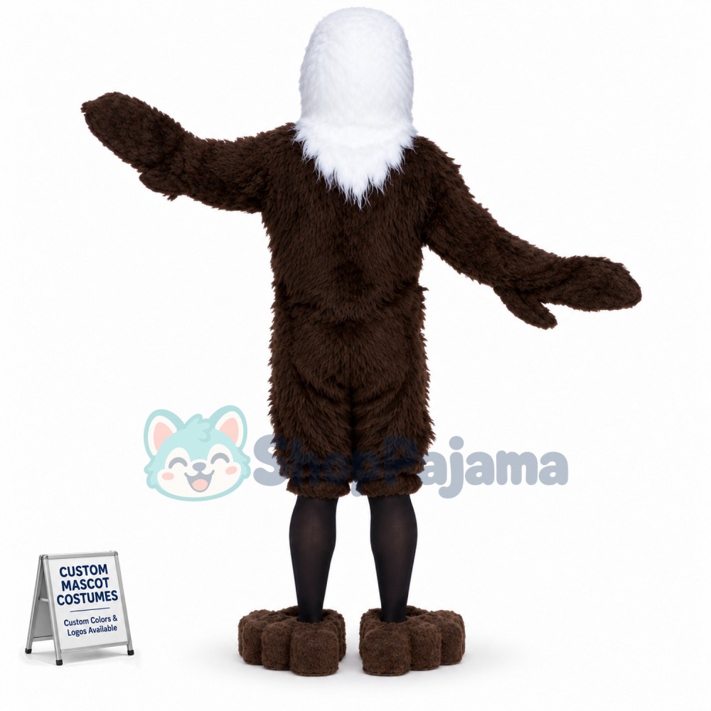 Adult Super Deluxe Mascot American Eagle Costume