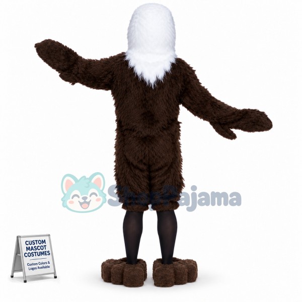 Adult Super Deluxe Mascot American Eagle Costume