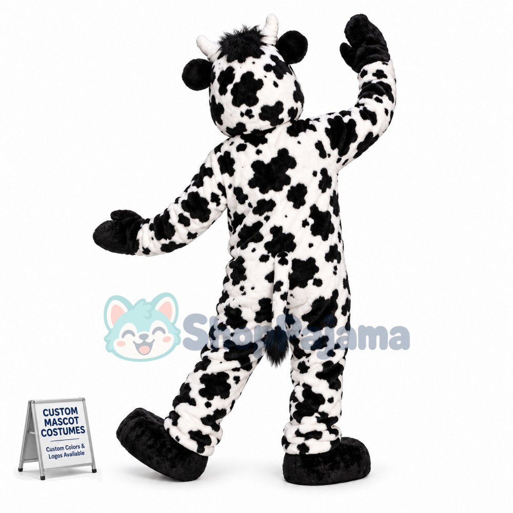 Adult Super Deluxe Mascot Cow Costume