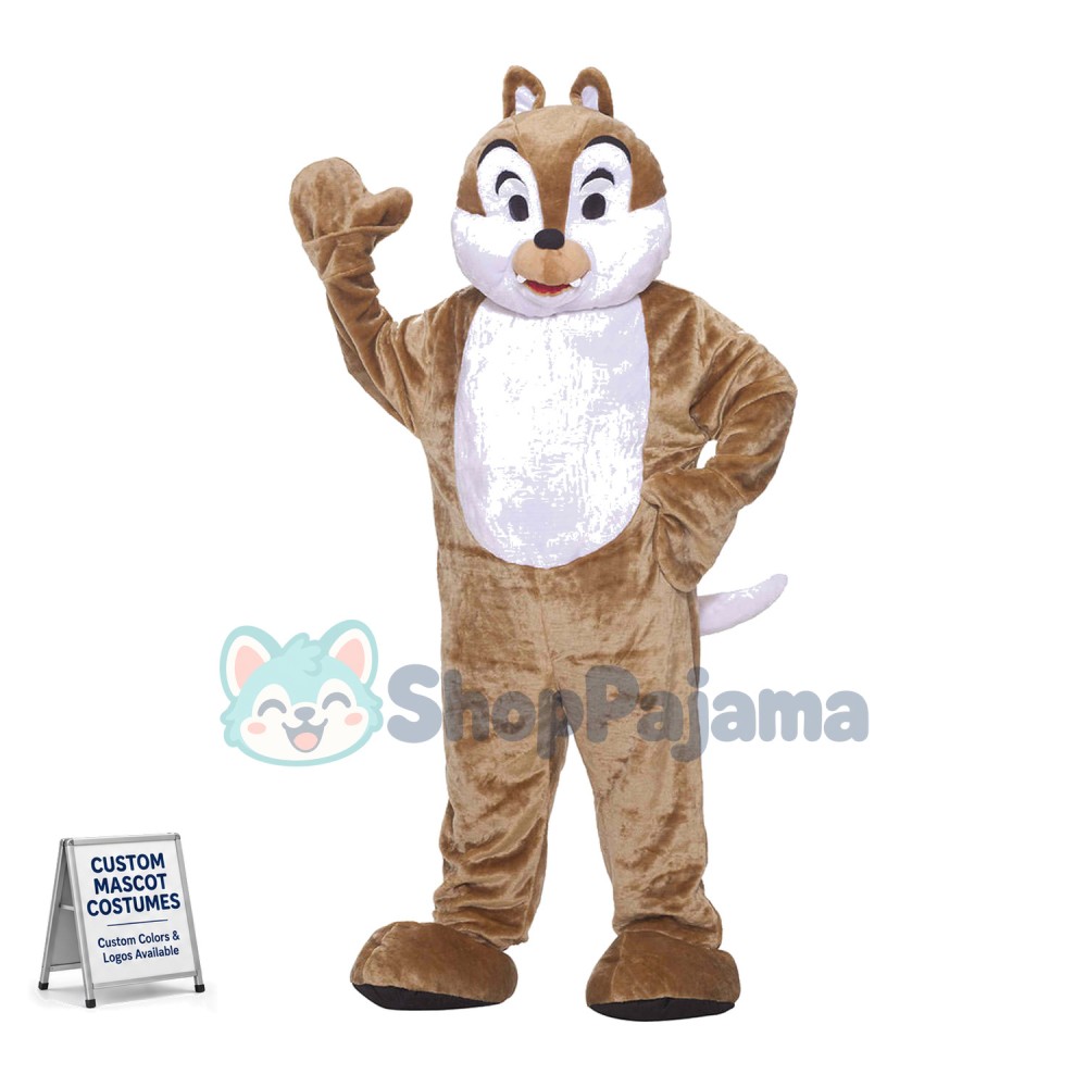 Adult Deluxe Mascot Chipmunk Costume