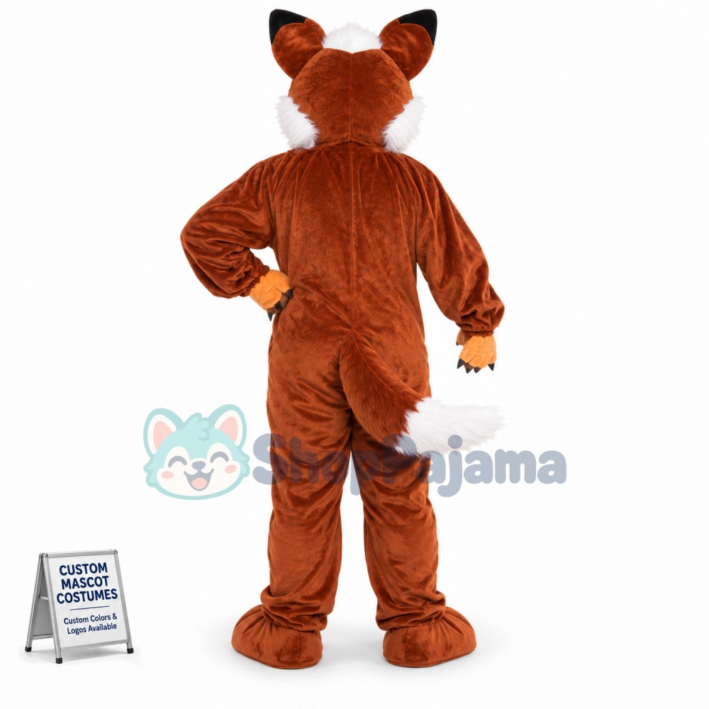Adult Fox Mascot Costume
