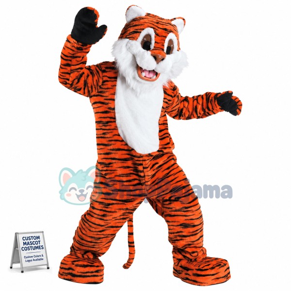Tiger Plush Mascot Costume