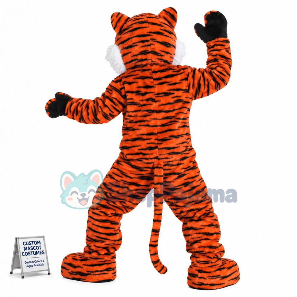 Tiger Plush Mascot Costume
