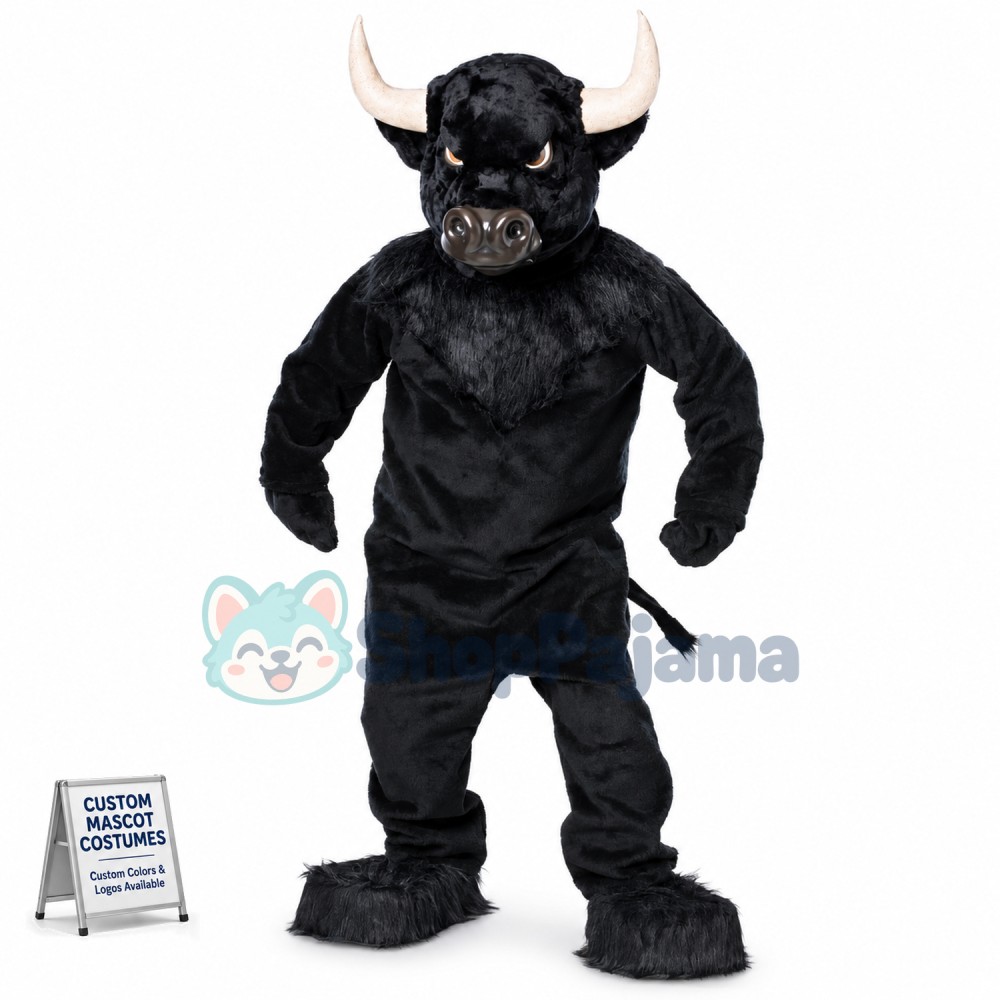 Bull Plush Mascot Costume