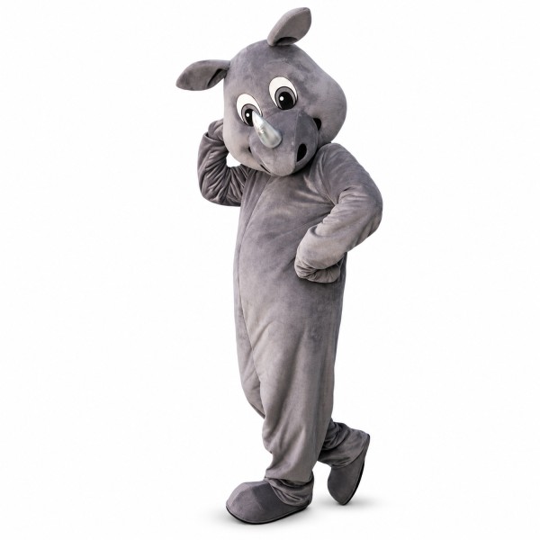 Realistic Rhinoceros Mascot Costume