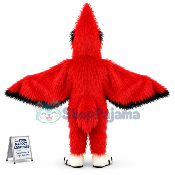 New Big Red Cardinal Mascot Costume