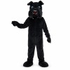 Black Bulldog Mascot Costume