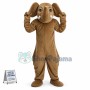 Brown Elephant Masot Costume 