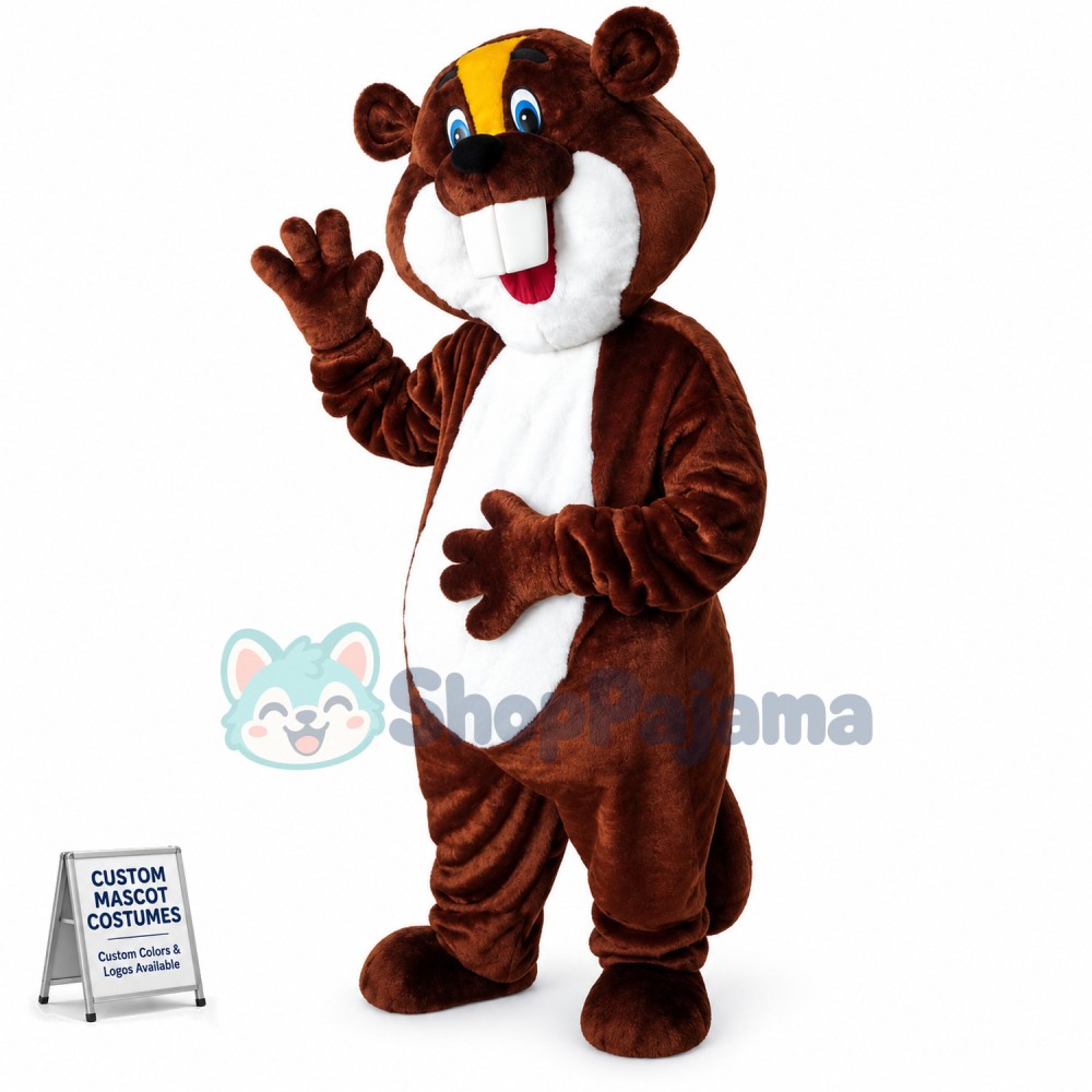 Beaver Mascot Costume 