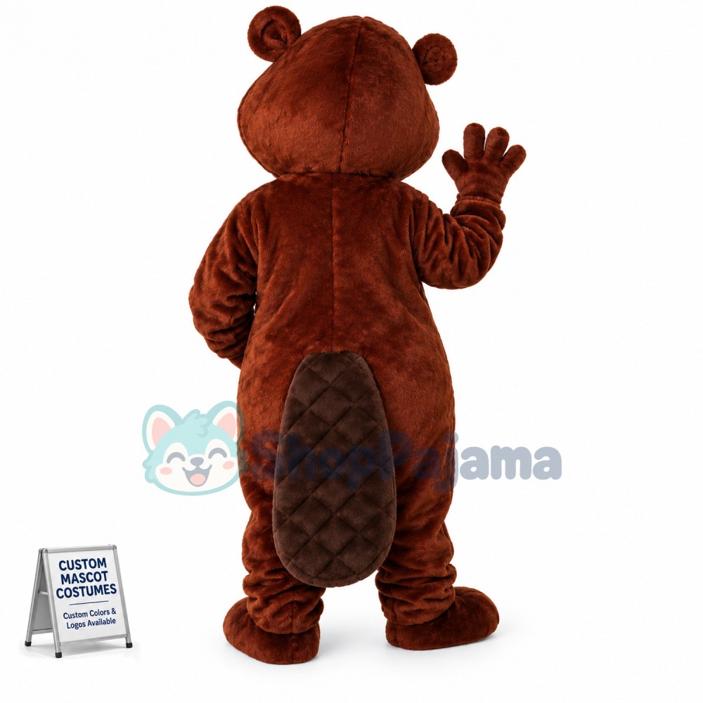 Beaver Mascot Costume 