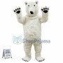 White Polar Bear Mascot Costume