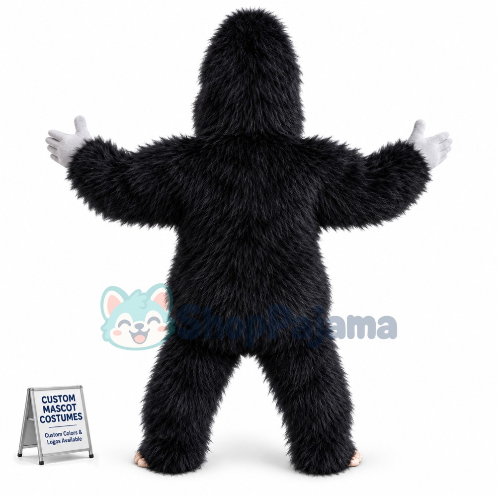 Black Gorilla Mascot Costume Adult Costume