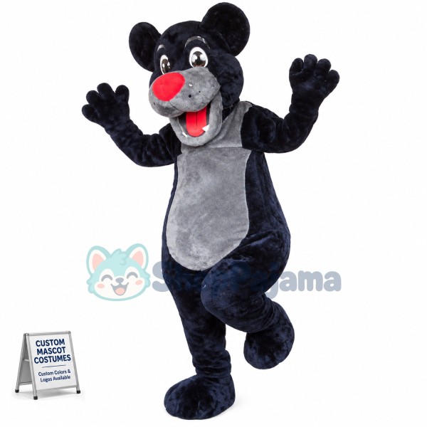 Black Bear Mascot Costume Adult Costume