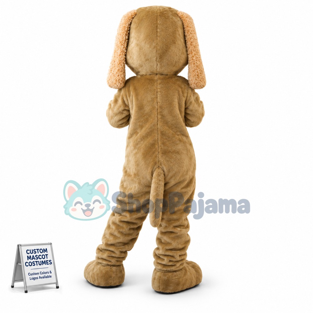 Brown Dog Mascot Costume Adult Costume