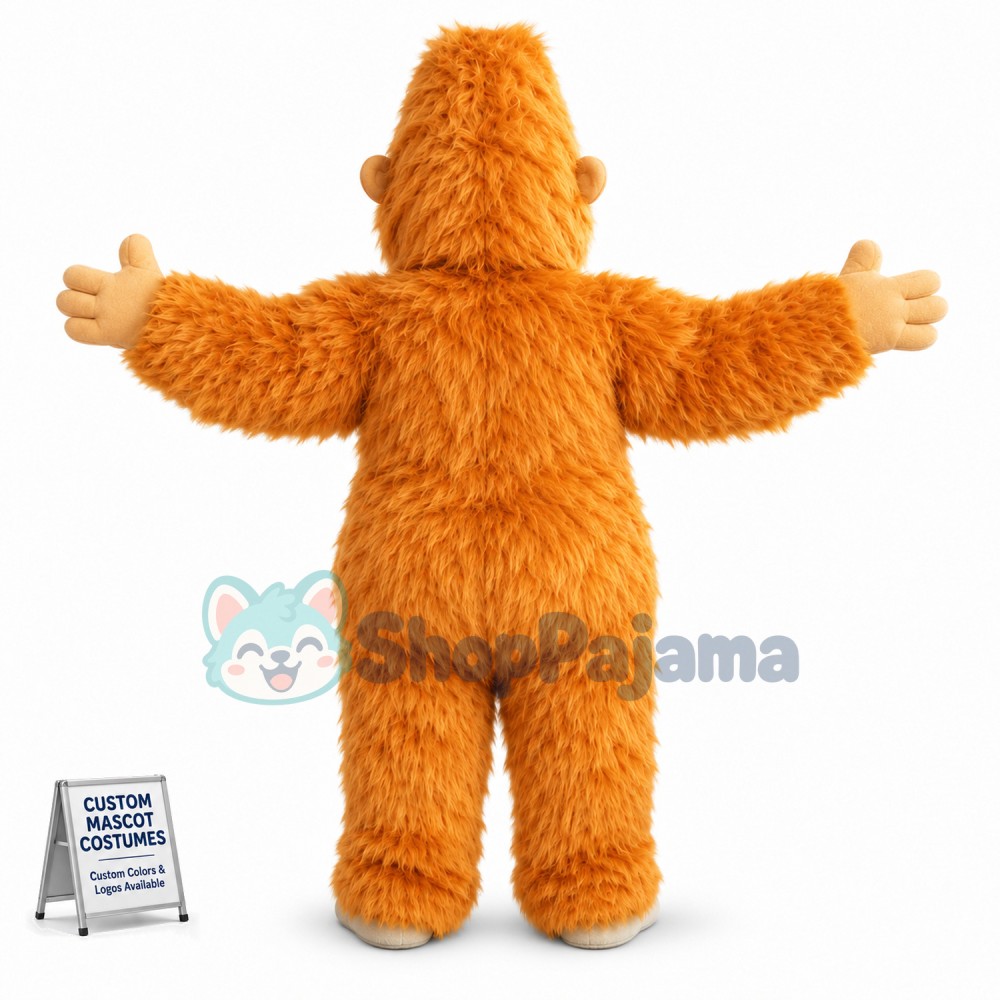 Brown Gorilla Mascot Costume Adult Costume