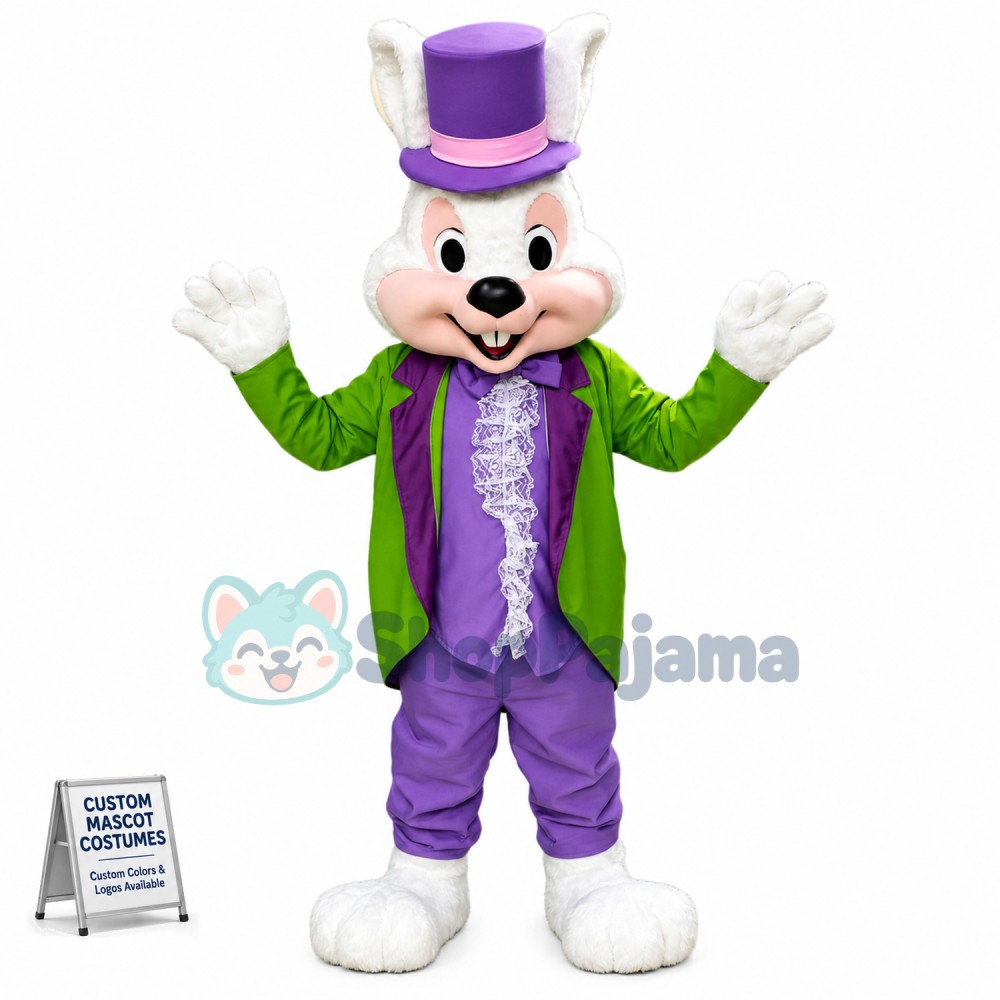 Easter Bunny Mascot Costume Adult Costume