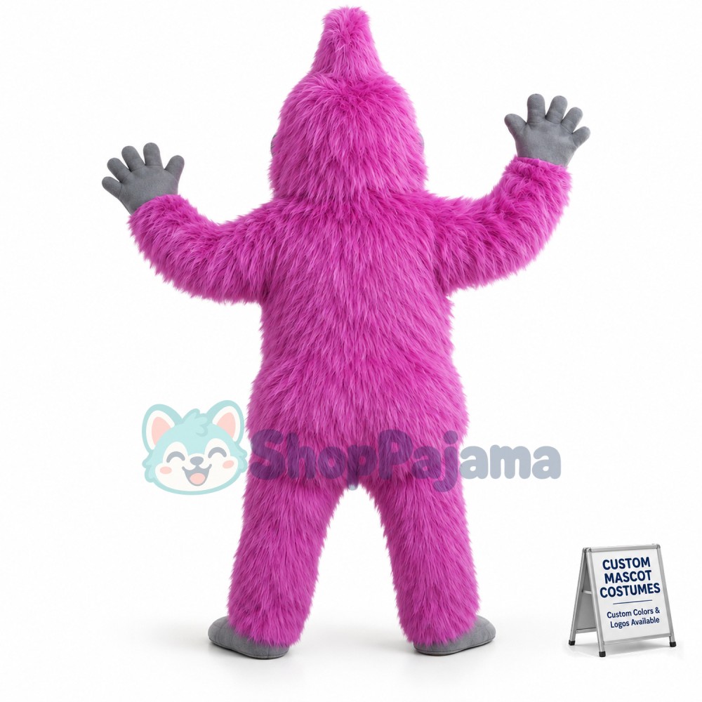 Pink Gorilla Mascot Costume Adult Costume