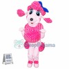 Pink French Poodle Mascot Costume Adult Costume