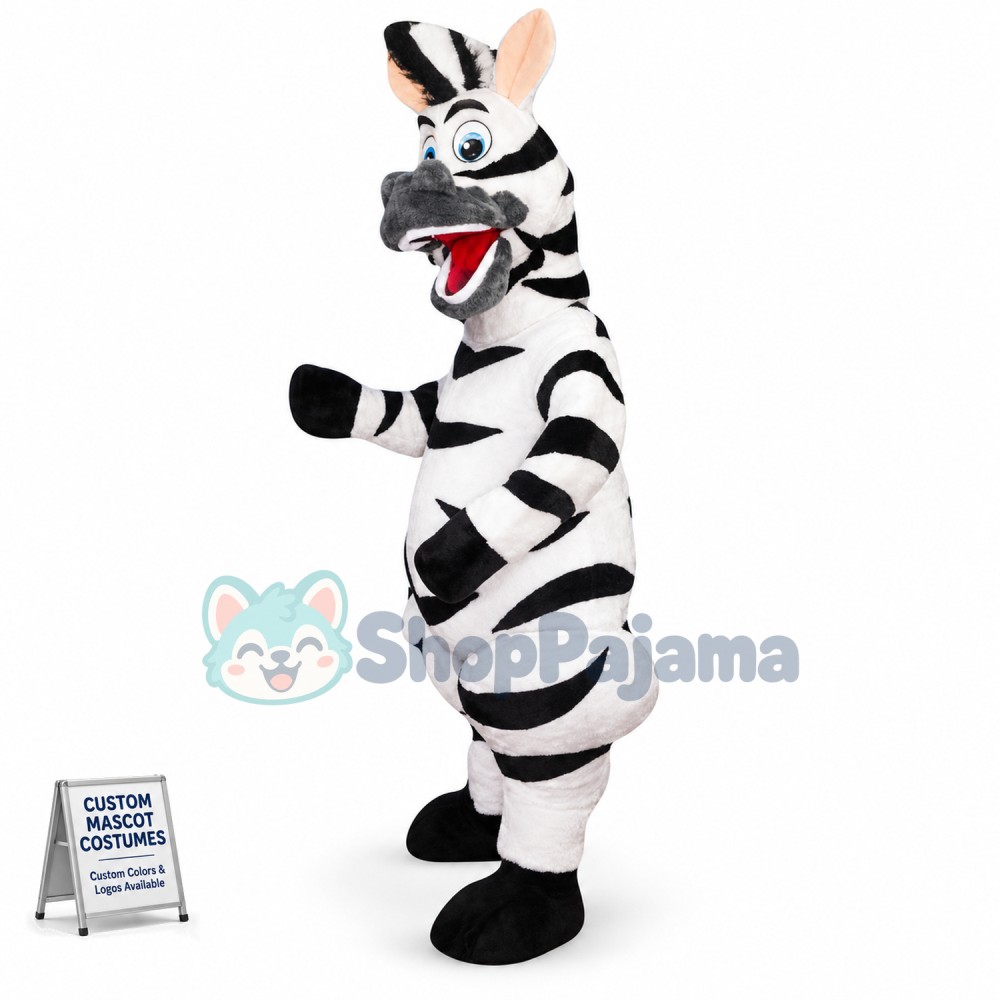 Zebra Mascot Costume Adult Costume