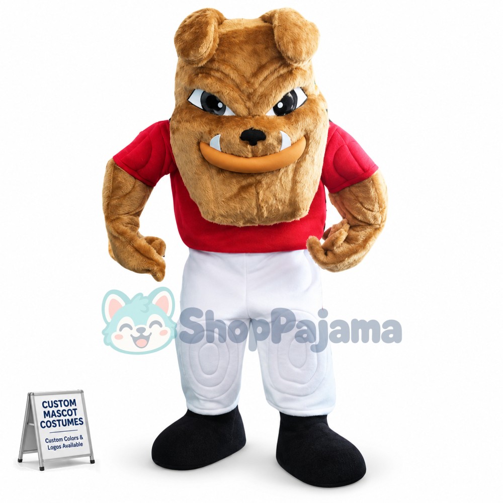 Bulldog Mascot Costume Adult Costume