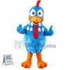 Blue Chicken Mascot Costume Adult Character Costume