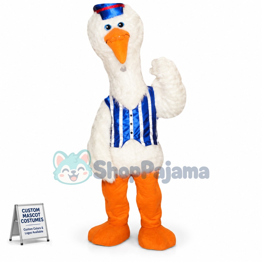 Stork Mascot Costume Adult Costume