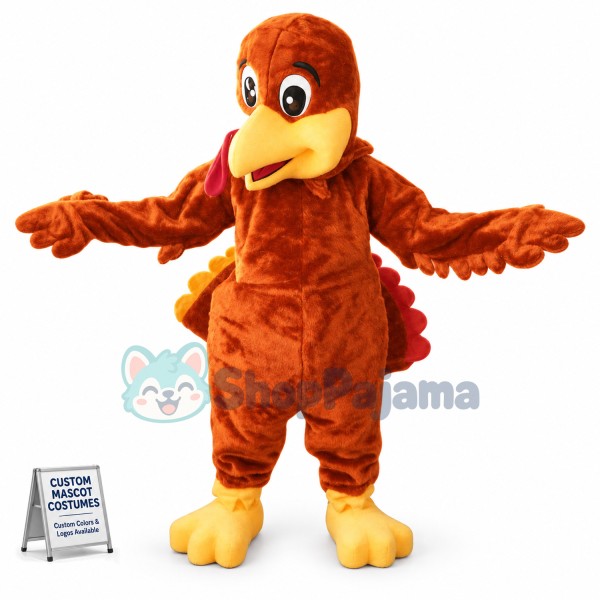 Turkey Mascot Costume Adult Costume