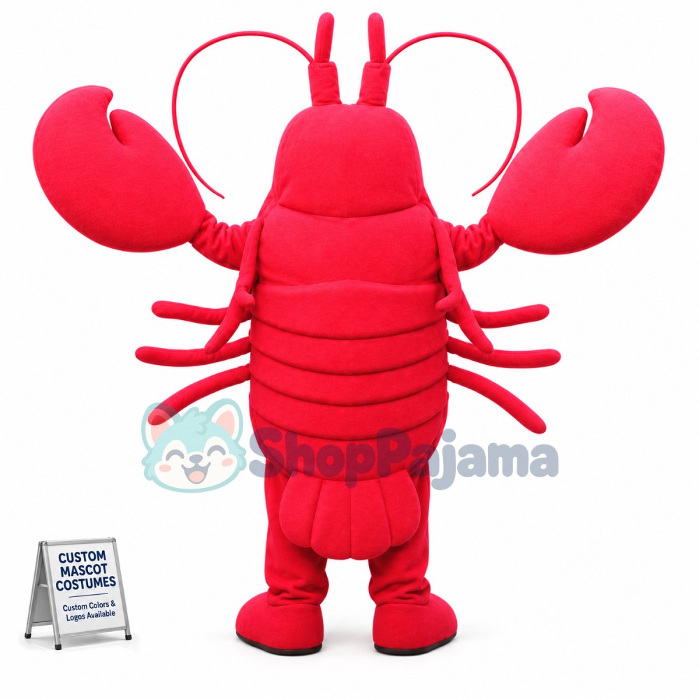 Crayfish Mascot Costume Lobster Adult Costume