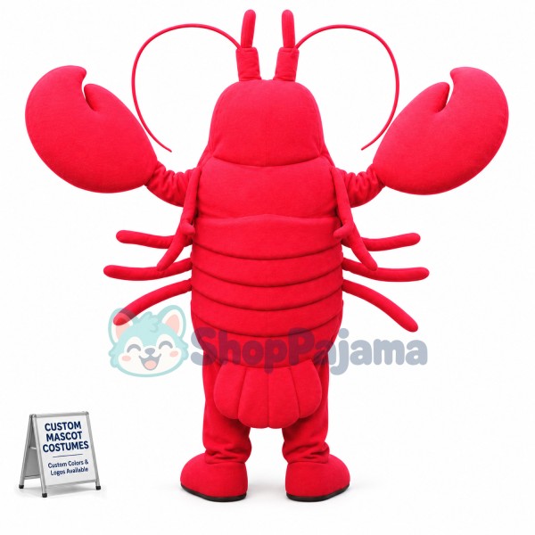 Crayfish Mascot Costume Lobster Adult Costume