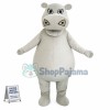 Big Fat Grey Hippo Mascot Costume