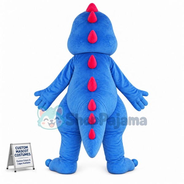 Blue Dinosaur Mascot Costumes