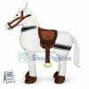 2 Person White Horse Mascot Costumes