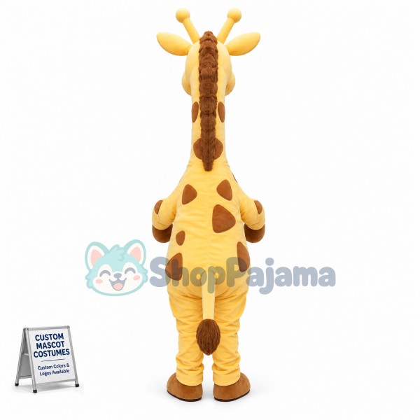 Cartoon Animal Giraffe Mascot Costume