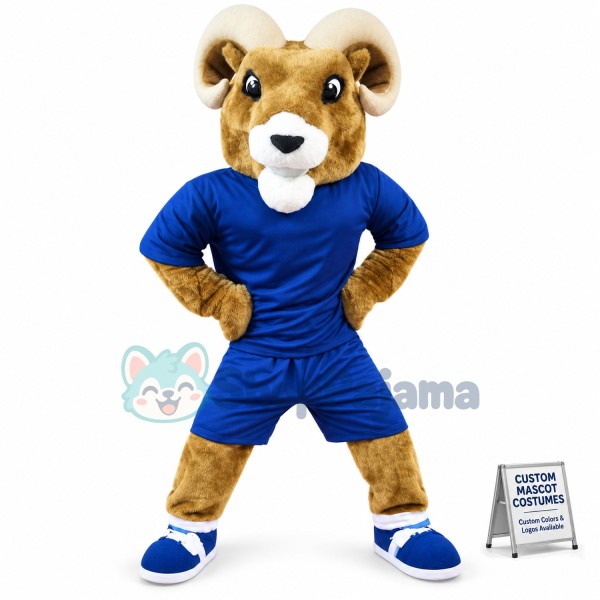 Adult Sport Ram Mascot Costume