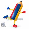 Pencil Mascot Costume