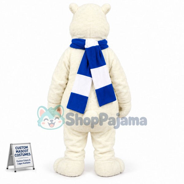 Breezy Polar Bear Mascot Costume 