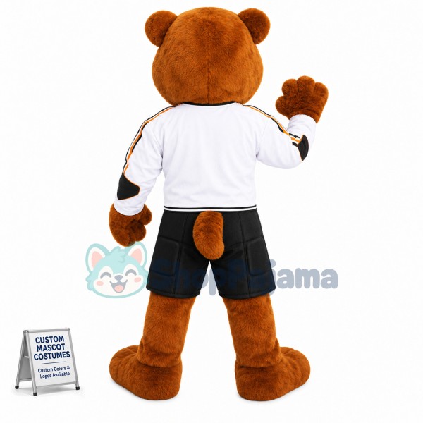 Brown Grizzly Bear Mascot Costume