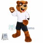 Brown Grizzly Bear Mascot Costume