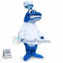 Chef Whale Mascot Costume